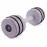 Гантель цельная PERTO Gray 7.0 кг с резинками D90 Гантель цельная PERTO Gray 7.0 кг с резинками D90