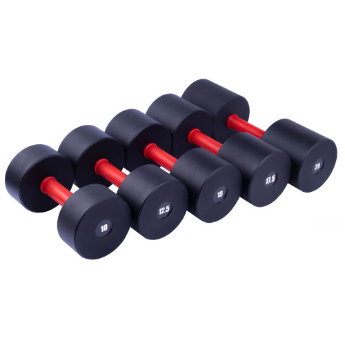 Гантельный ряд PERTO Black D120 10-20 кг (G00420)