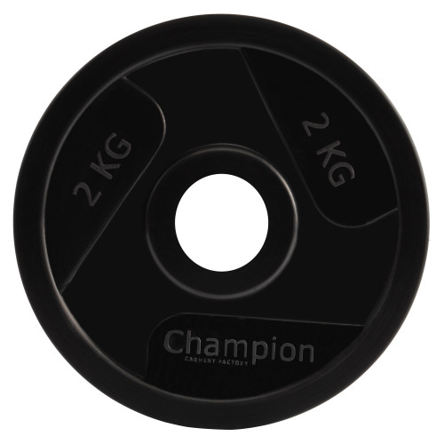 Диск для гантелі обгумований Champion 2.0 кг (00422-2)