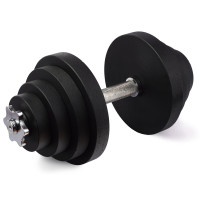 Гантель набірна PERTO Black 23.5 кг