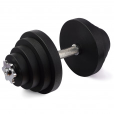 Гантель набірна PERTO Black 23.5 кг