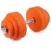 Гантель набірна PERTO Orange 31.5 кг