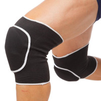 Наколенники PERTO спортивные эластичные L-XL Чёрный