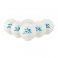 Набір м'ячиків для настільного тенісу Double fish 1 Star 6 шт.