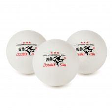 Набор мячиков для настольного тенниса Double fish 3 Star 3 шт. Набор мячиков для настольного тенниса Double fish 3 Star 3 шт.