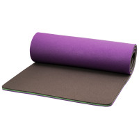 Коврик для фитнеса трехслойный PERTO 1800х590х15 мм Фиолетово-серый Коврик для фитнеса трехслойный PERTO 1800х590х15 мм Фиолетово-серый