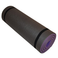 Коврик для фитнеса двухслойный PERTO 1800х600х16 мм Фиолетово-серый Коврик для фитнеса двухслойный PERTO 1800х600х16 мм Фиолетово-серый