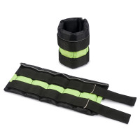 Обважнювачі чорно-салатовіі набірні 2 шт по 2.0 кг Обважнювачі чорно-салатовіі набірні 2 шт по 2.0 кг