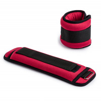 Обважнювачі Champion для рук і ніг 2 шт по 0.75 кг червоні еластичні Обважнювачі Champion для рук і ніг 2 шт по 0.75 кг червоні еластичні