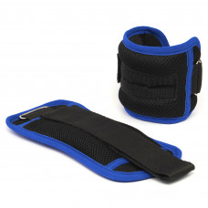 Обважнювачі Champion для рук і ніг 2 шт по 0.5 кг чорно-сині еластичні
