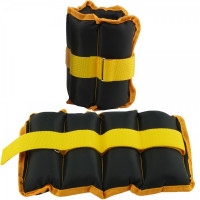 Обважнювачі Champion жовто-чорні 2 шт по 1.5 кг Обважнювачі Champion жовто-чорні 2 шт по 1.5 кг