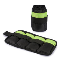 Обважнювачі для рук та ніг чорно-салатові 2 шт по 1.0 кг Обважнювачі для рук та ніг чорно-салатові 2 шт по 1.0 кг