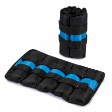 Утяжелители для рук и ног черно-синие 2 шт по 3.0 кг Утяжелители для рук и ног черно-синие 2 шт по 3.0 кг