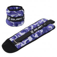 Обважнювачі-манжети 2 шт по 1.0 кг для рук і ніг Zelart (дріб) Обважнювачі-манжети 2 шт по 1.0 кг для рук і ніг Zelart (дріб)