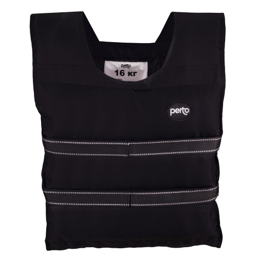 Жилет обважнювач PERTO Black 16 кг (F00420)