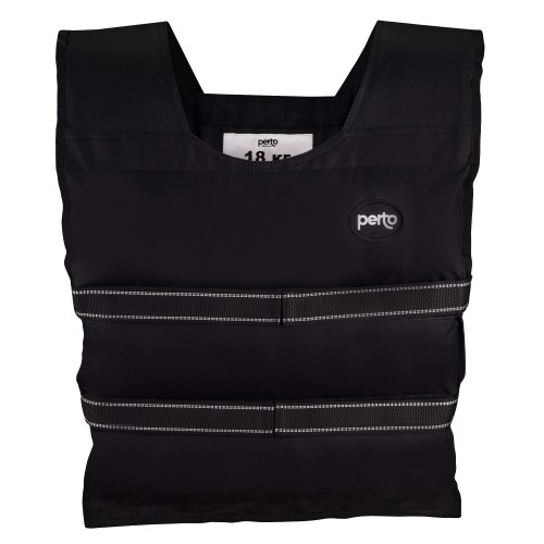 Жилет обважнювач PERTO Black 18 кг (F00437)