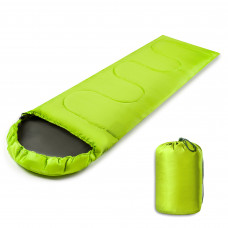Спальний мішок ковдра PERTO з капюшоном Лайм Спальний мішок ковдра PERTO з капюшоном Лайм