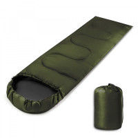 Спальный мешок одеяло PERTO с капюшоном Олива Спальный мешок одеяло PERTO с капюшоном Олива