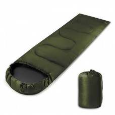 Спальний мішок ковдра PERTO з капюшоном Олива Спальний мішок ковдра PERTO з капюшоном Олива