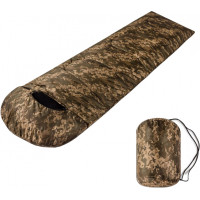 Спальный мешок одеяло PERTO Winter+ с капюшоном Пиксель Спальный мешок одеяло PERTO Winter+ с капюшоном Пиксель