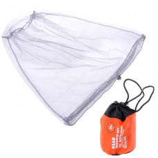 Москітна сітка накомарник для голови PERTO Сірий