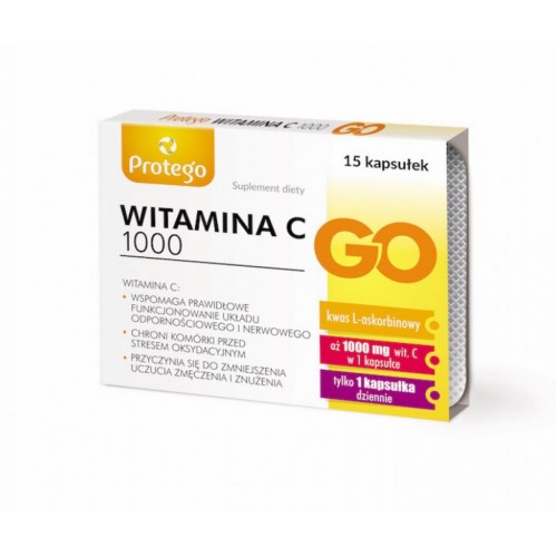 Witamina C 1000 GO - 15kaps (100-21-8732085-20)